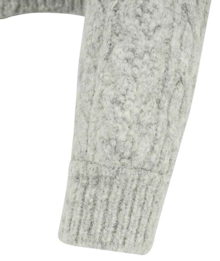 Faherty Frost Cardigan in Heather Grey