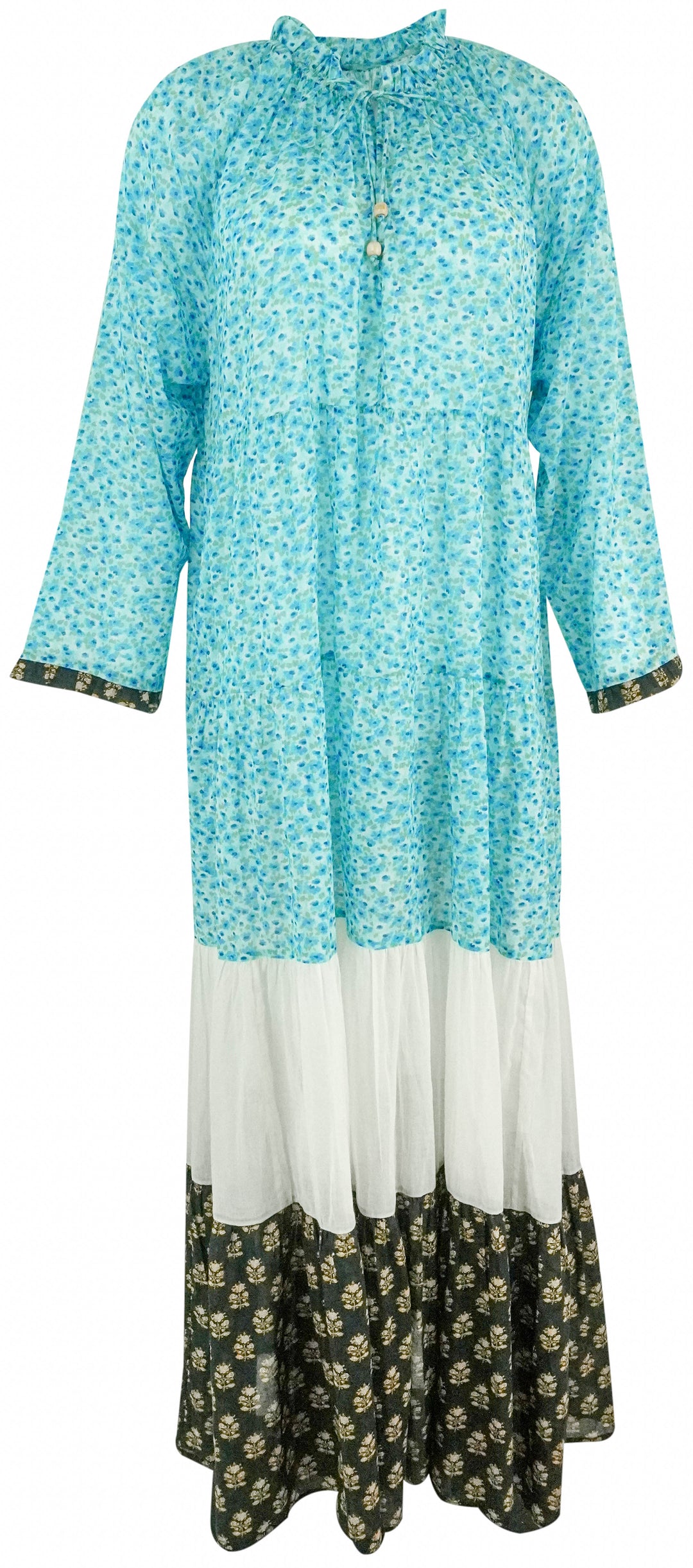 Rhode Printed Maxi Dress in Multi - Discounts on RHODE at UAL