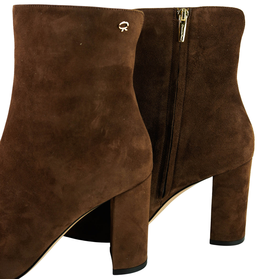 Gianvito Rossi Lyell Suede Boots in Brown