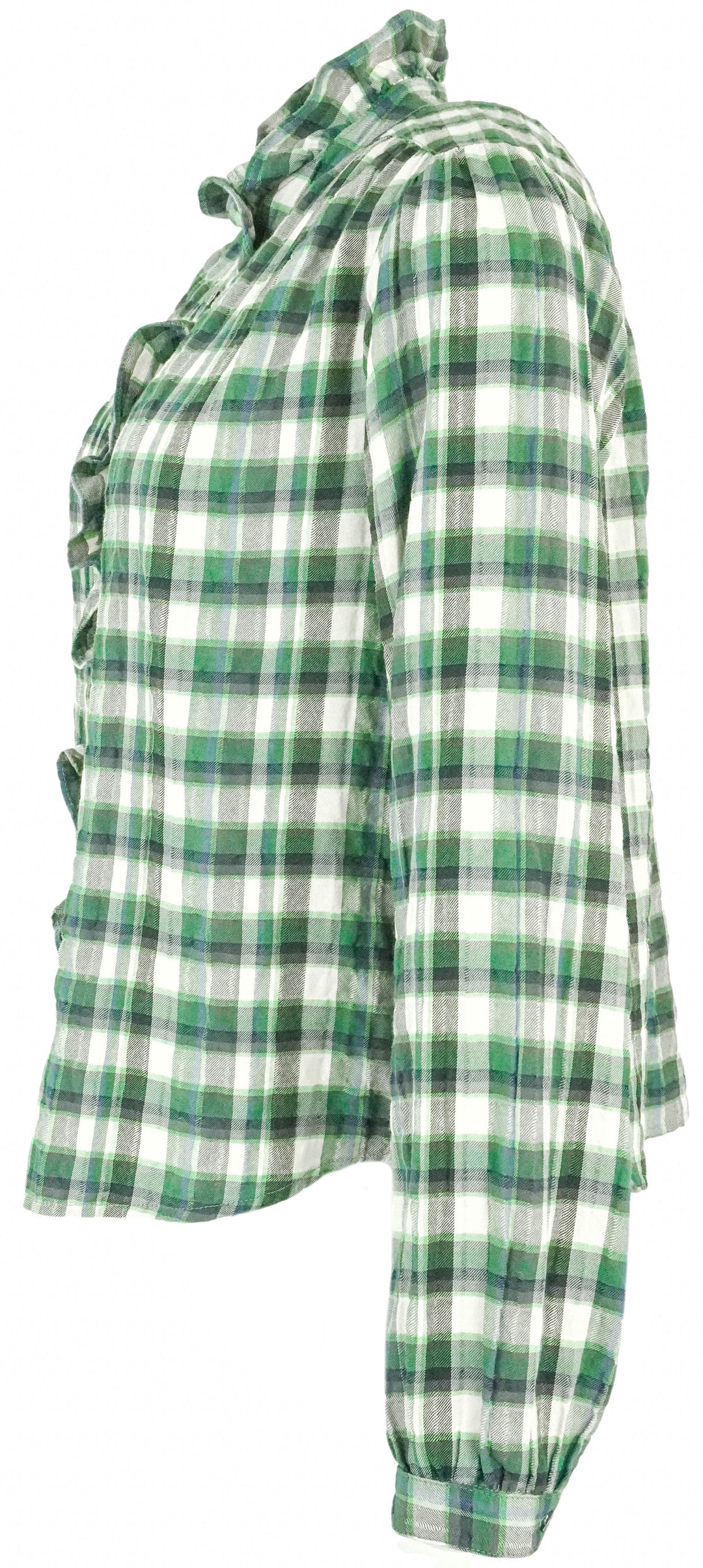 Xírena Nicholson Button Front Shirt in Green Book - Discounts on Xírena at UAL