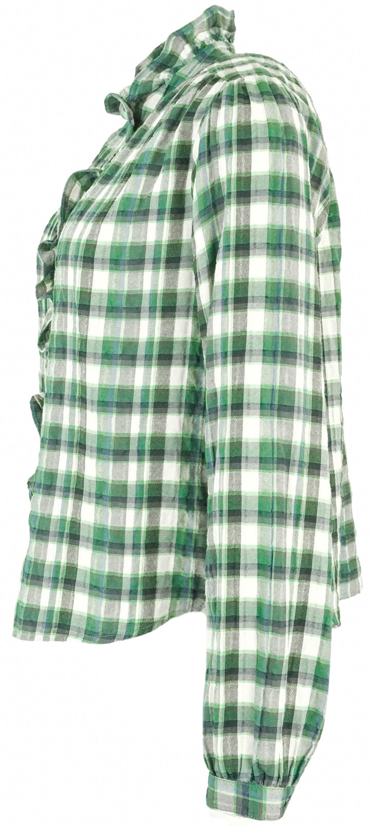Xírena Nicholson Button Front Shirt in Green Book - Discounts on Xírena at UAL
