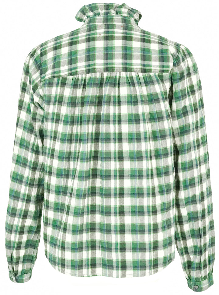 Xírena Nicholson Button Front Shirt in Green Book - Discounts on Xírena at UAL