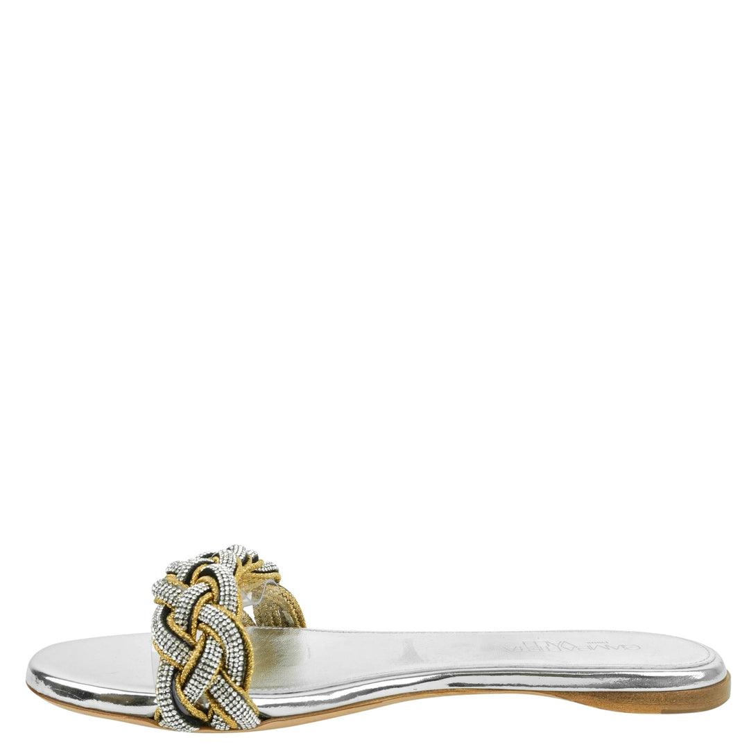Giambattista Valli Embellished Slide Sandals
