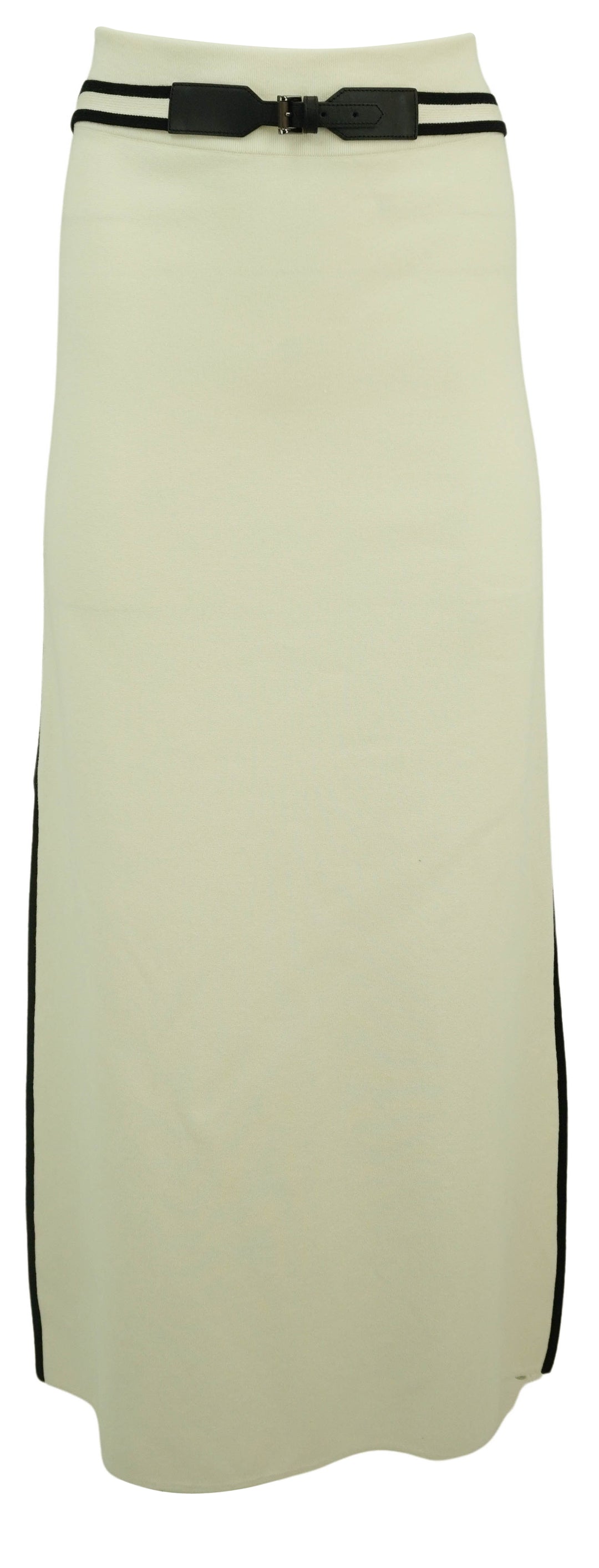 Max Mara Ora Skirt in Black/Cream - Discounts on Max Mara at UAL
