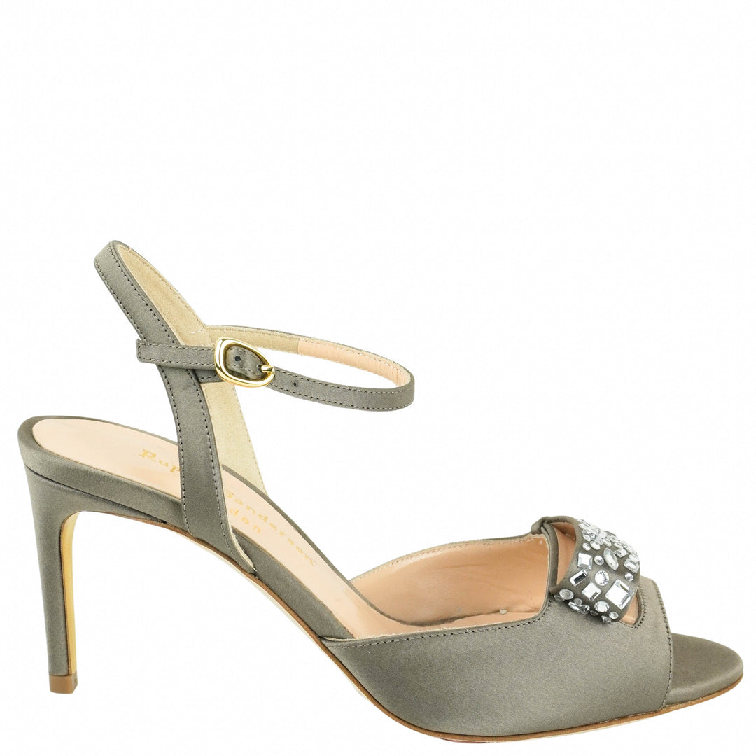 Rupert Sanderson Embellished Heels in Taupe - Discounts on Rupert Sanderson at UAL