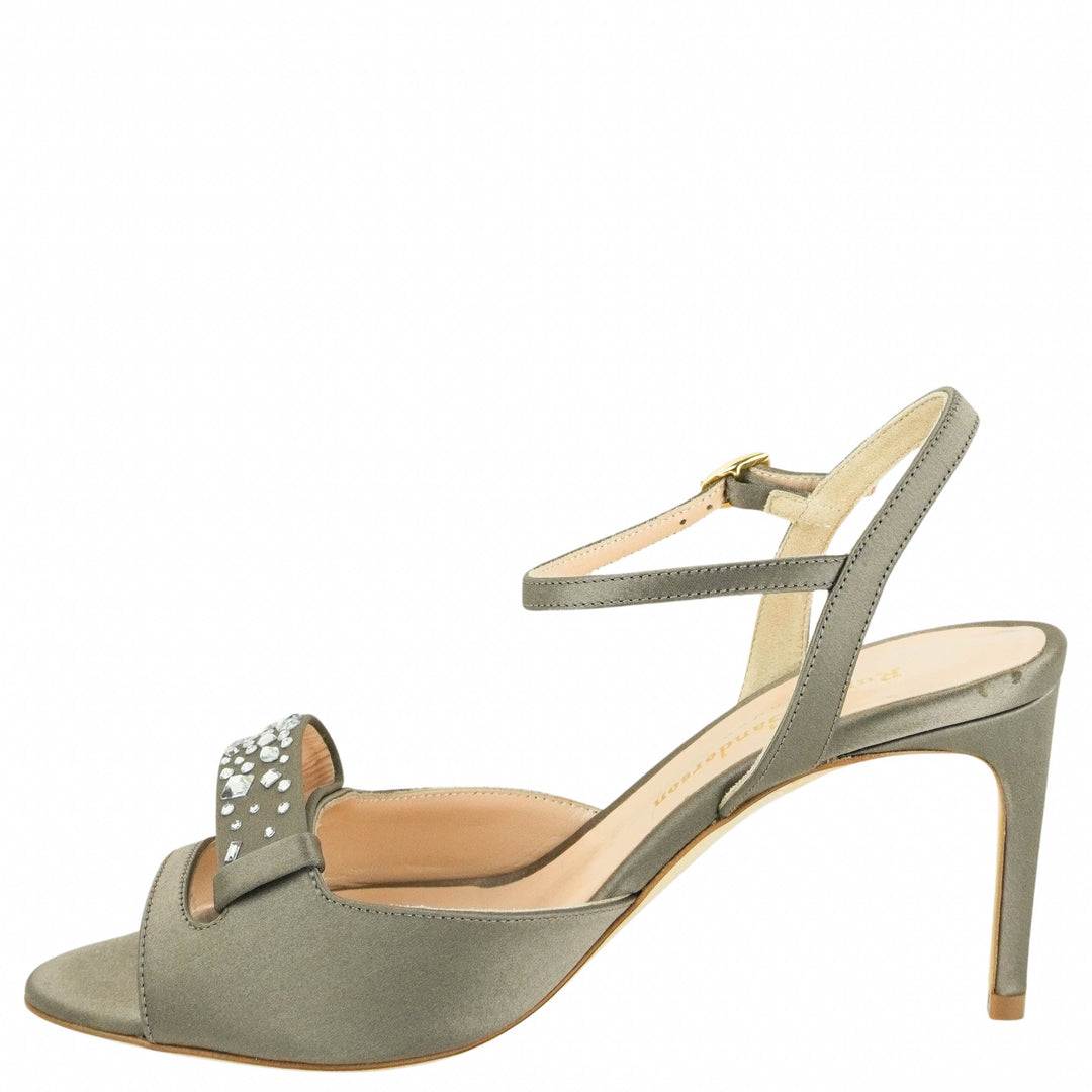 Rupert Sanderson Embellished Heels in Taupe - Discounts on Rupert Sanderson at UAL