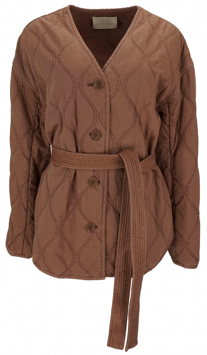 Ulla Johnson Wren Quilted Coat in Mesa - Discounts on Ulla Johnson at UAL