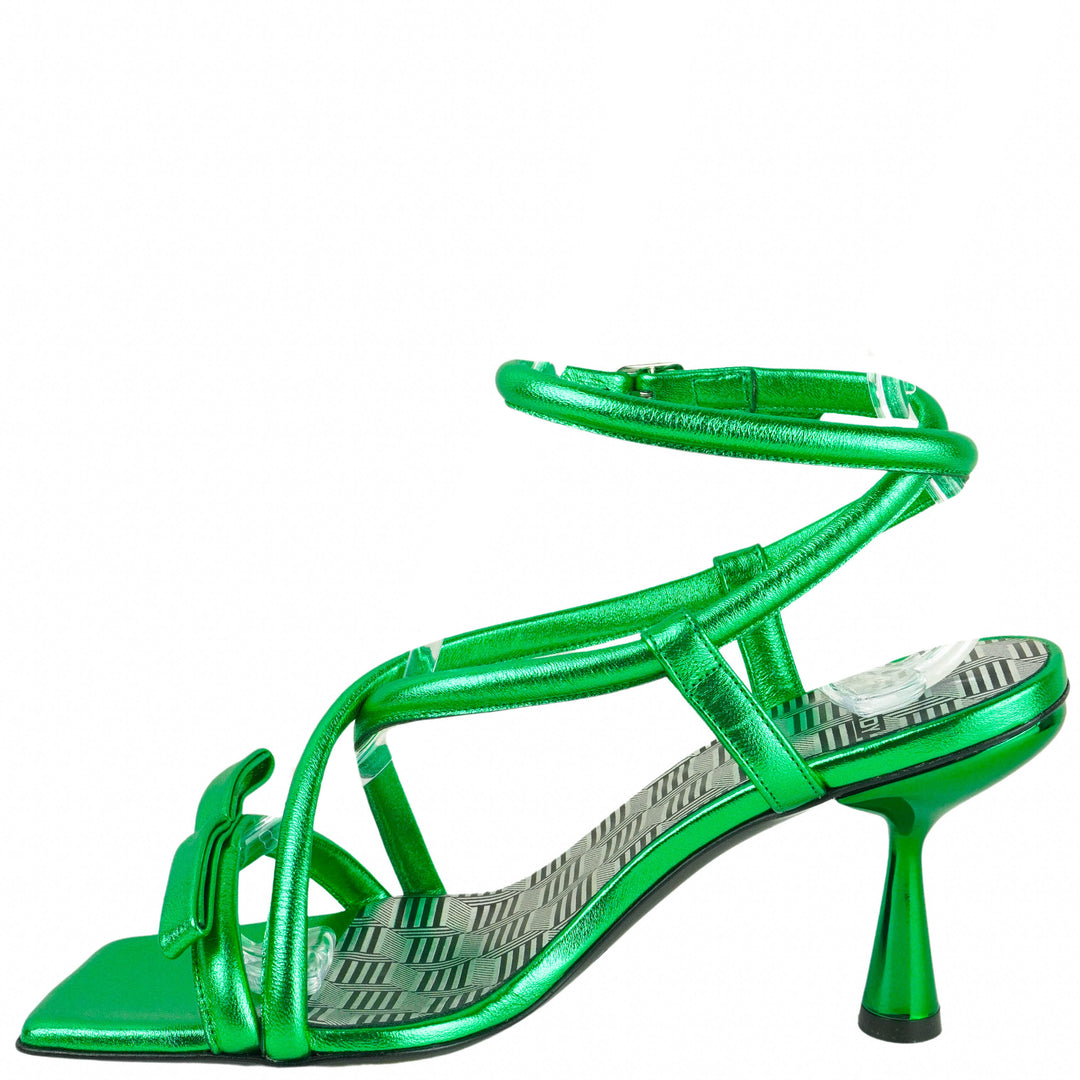 Pierre Hardy Strappy Sandals in Green - Discounts on Rupert Sanderson at UAL