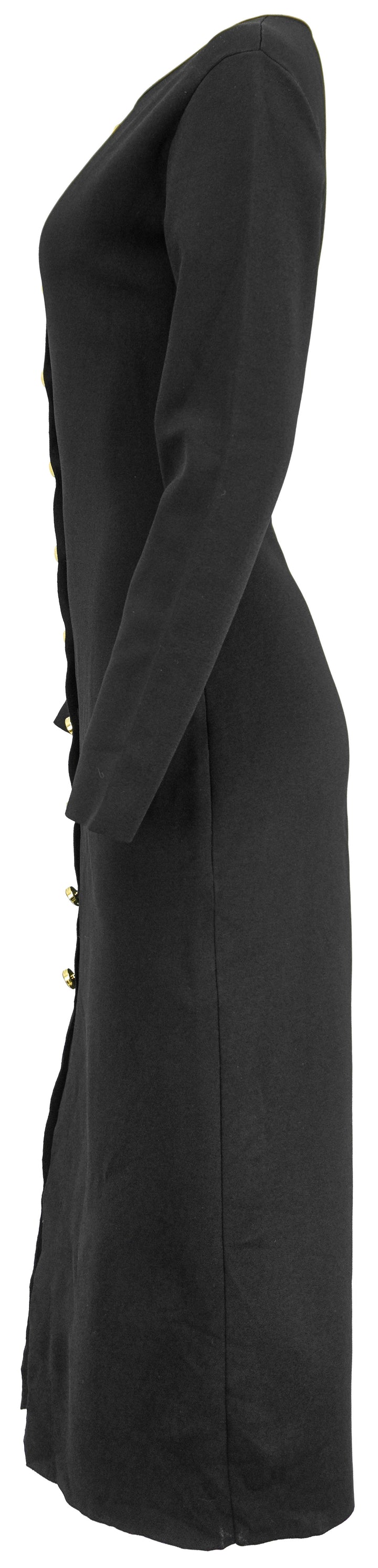 Brandon Maxwell Emm Knit Dress in Black