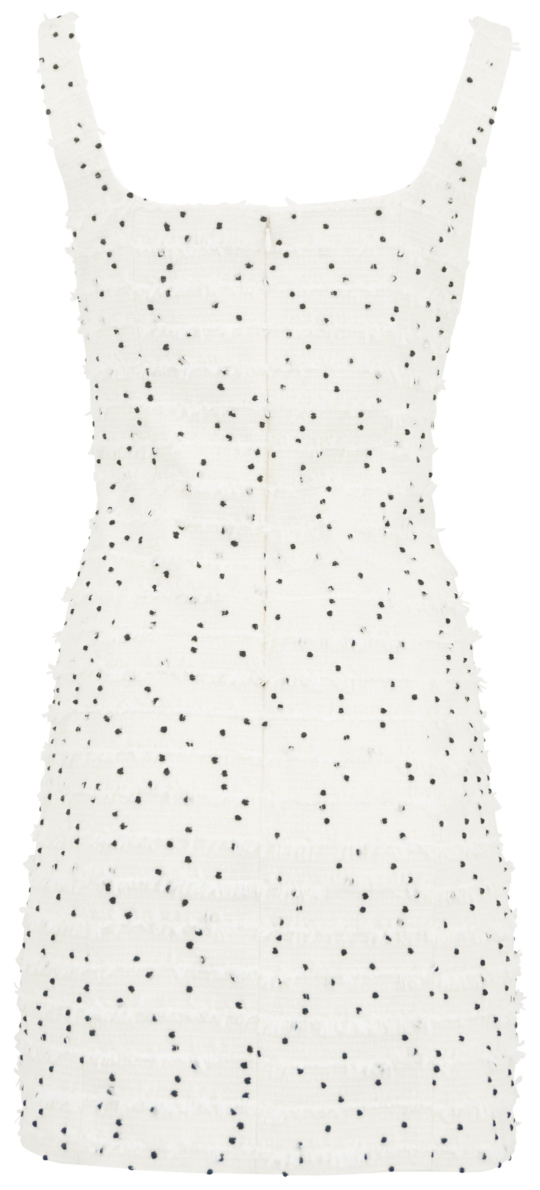 Nina Ricci Tweed Mini Dress in White