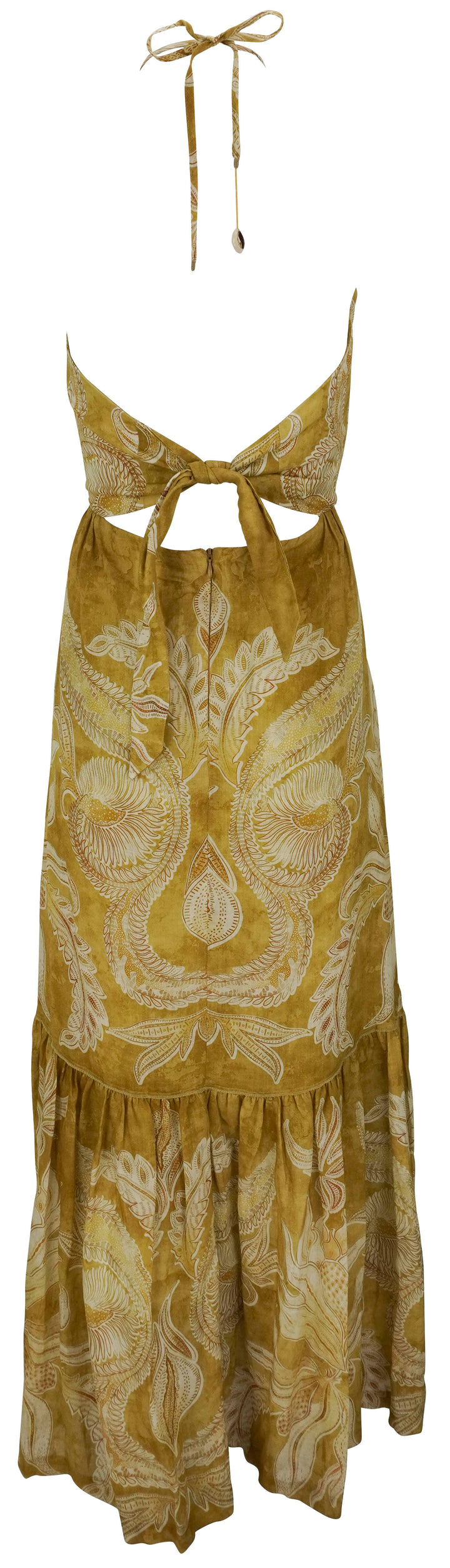Beatriz Camacho Soho Dress in Mustard Marmol