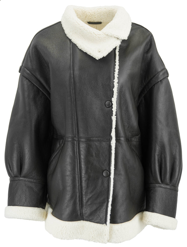 Zeynep Arcay Lambskin Jacket in Brown - Discounts on Zeynep Arcay at UAL
