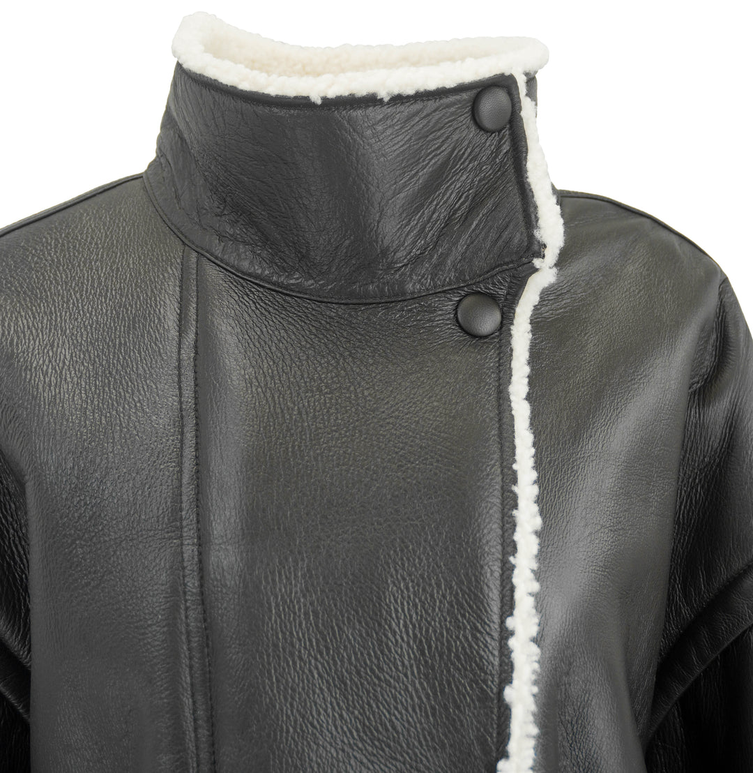 Zeynep Arcay Lambskin Jacket in Brown - Discounts on Zeynep Arcay at UAL