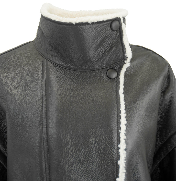 Zeynep Arcay Lambskin Jacket in Brown - Discounts on Zeynep Arcay at UAL