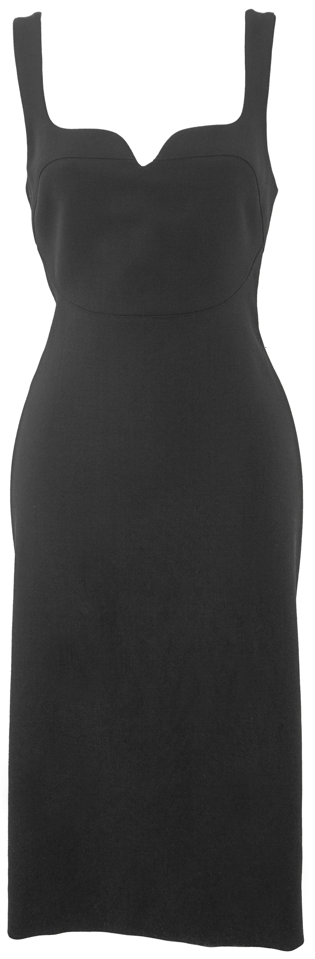 Victoria Beckham Sleeveless Sheath Dress in Black - Discounts on Victoria Beckham at UAL