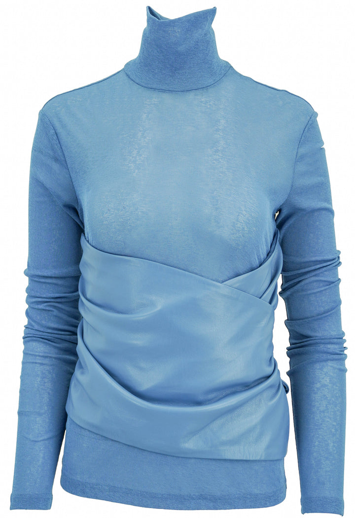 Nanushka Kynlee Top in Blue