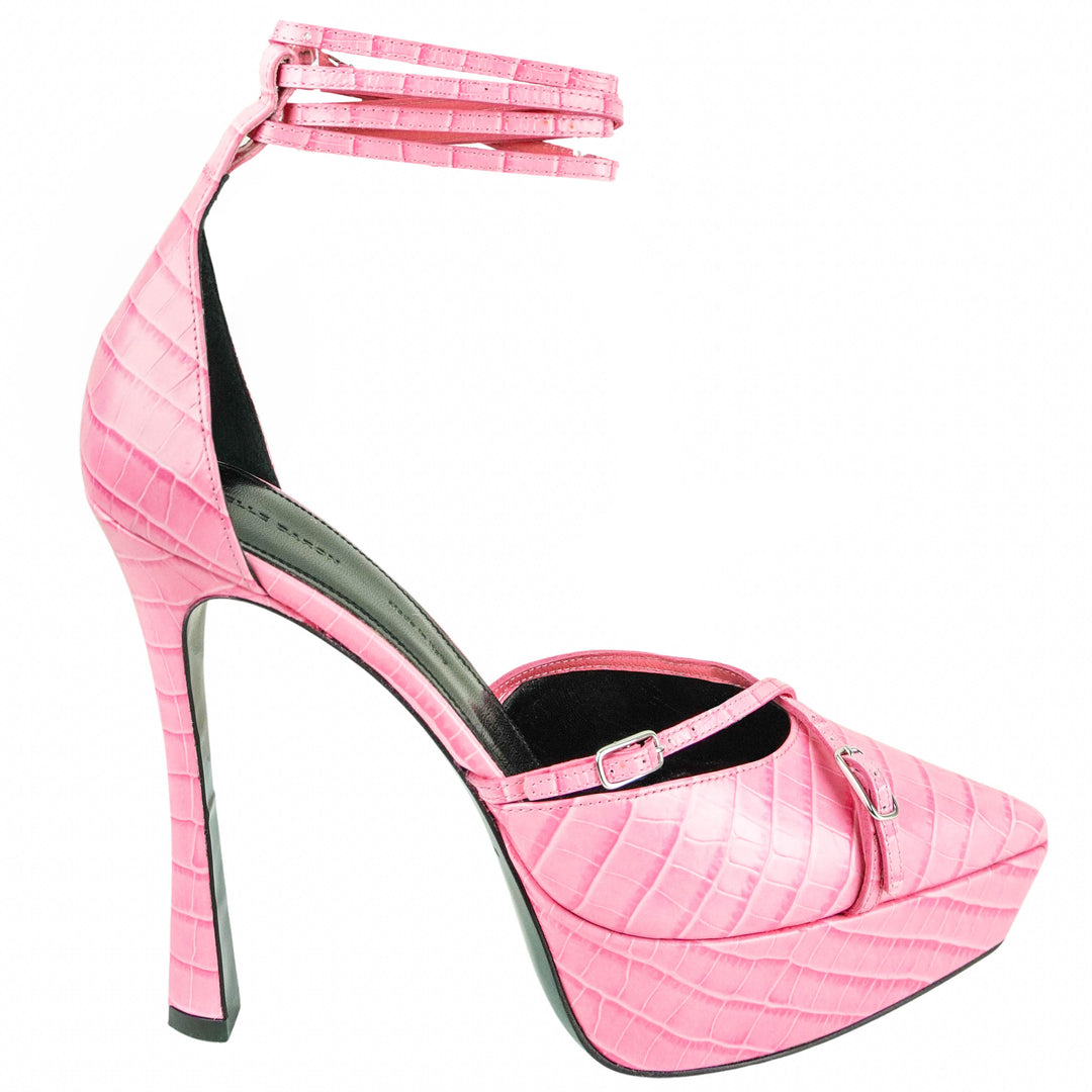 Arielle Baron Amrita Platform Pumps in Pink - Discounts on Ariella Baron at UAL