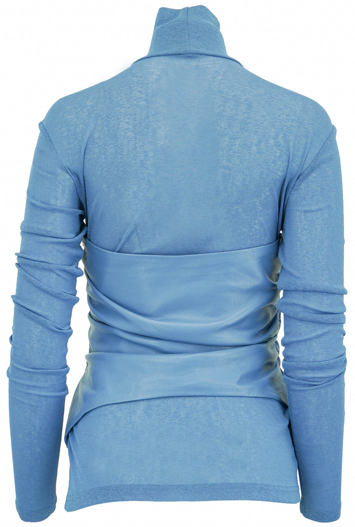 Nanushka Kynlee Top in Blue
