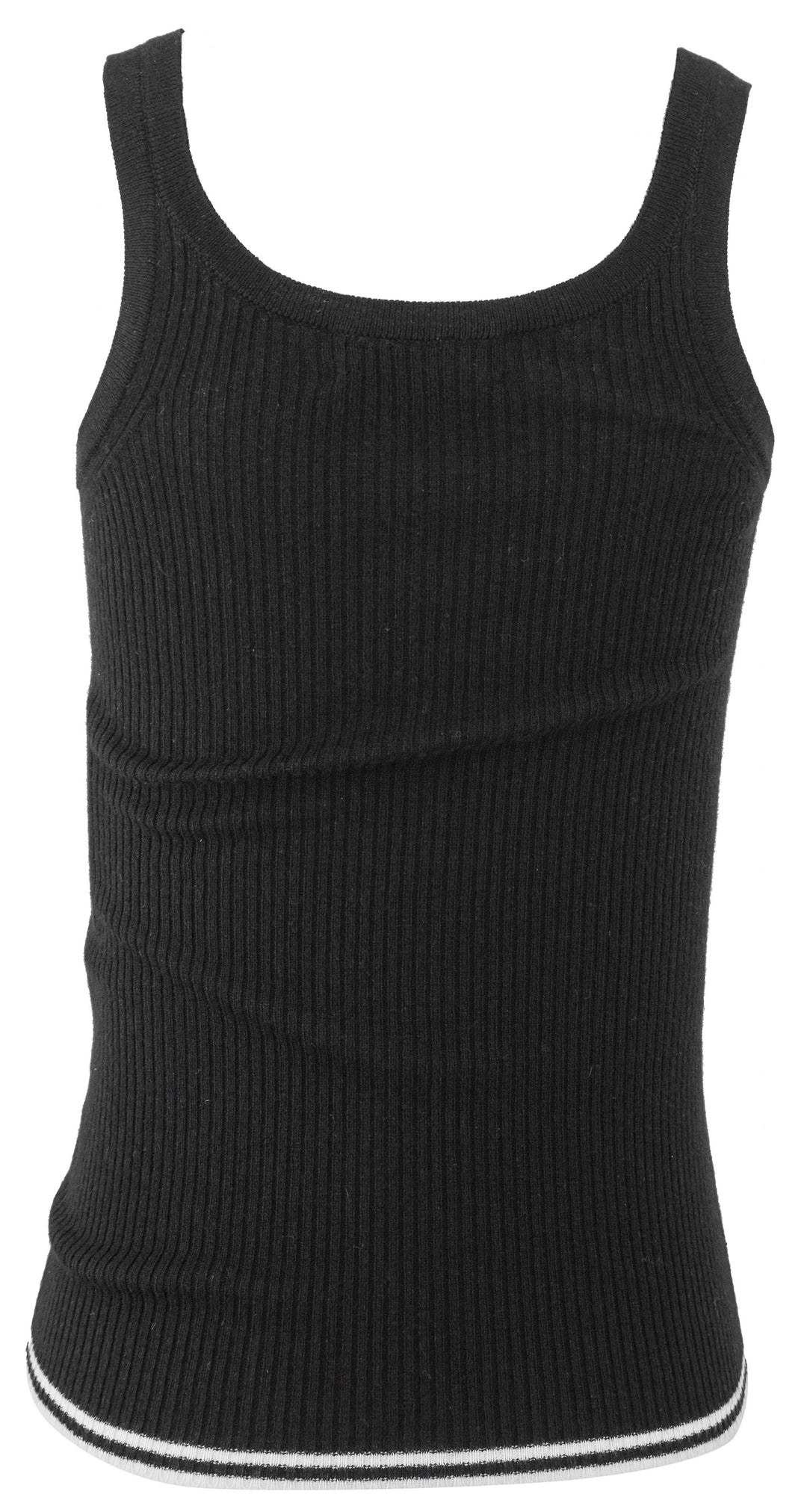 Jacob Lee Ribbed Tank in Black
