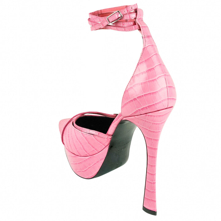 Arielle Baron Amrita Platform Pumps in Pink - Discounts on Ariella Baron at UAL