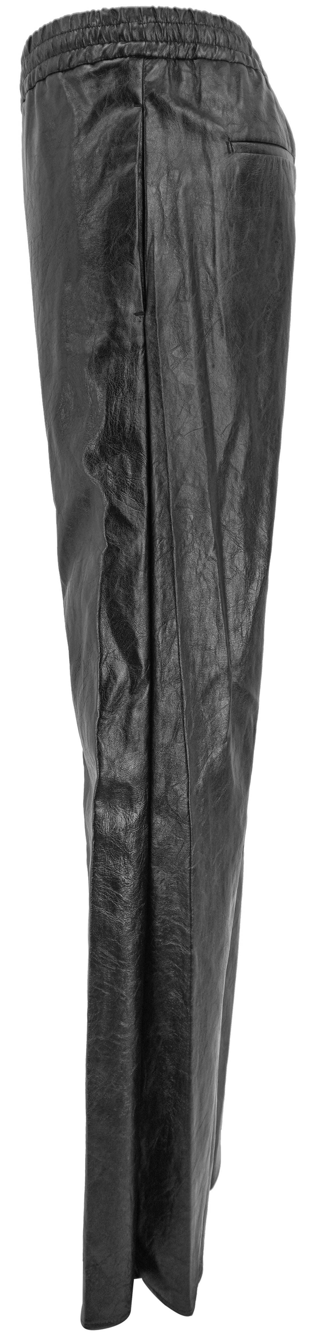 Max Mara Plutone Faux Leather Trousers in Black - Discounts on Max Mara at UAL