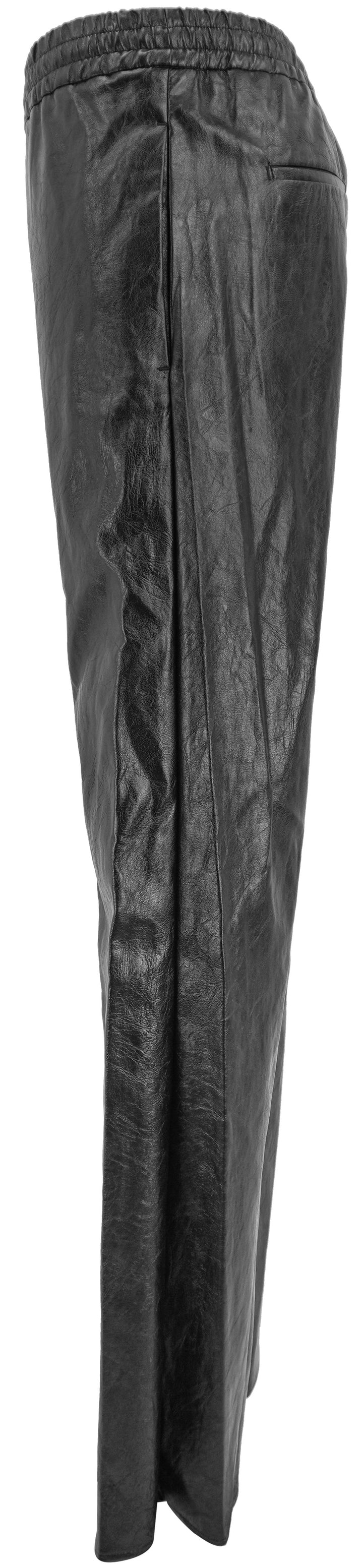 Max Mara Plutone Faux Leather Trousers in Black - Discounts on Max Mara at UAL