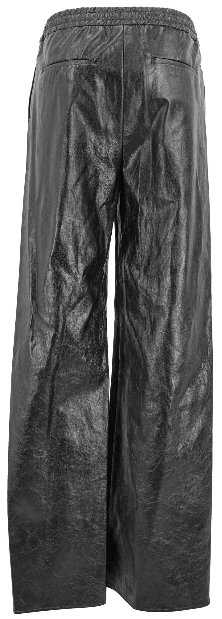 Max Mara Plutone Faux Leather Trousers in Black - Discounts on Max Mara at UAL
