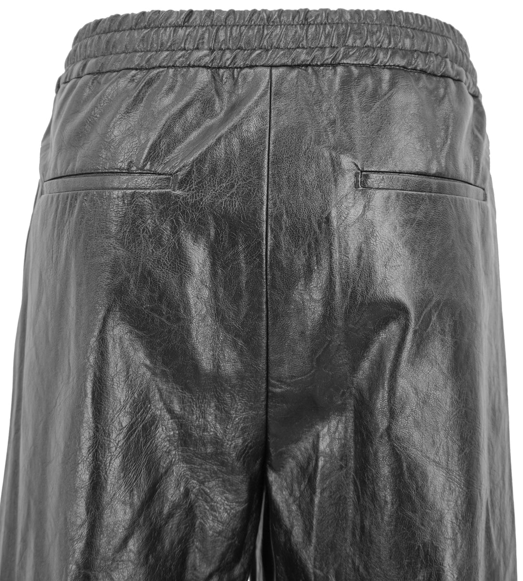 Max Mara Plutone Faux Leather Trousers in Black - Discounts on Max Mara at UAL