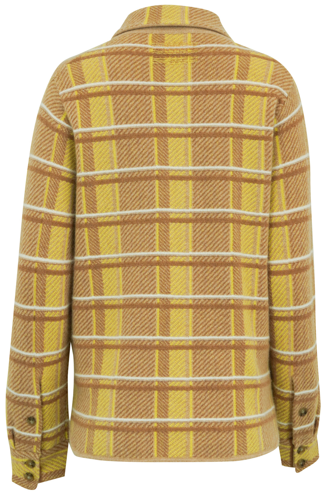 Guest in Residence Cashmere Overcoat in Brown Plaid