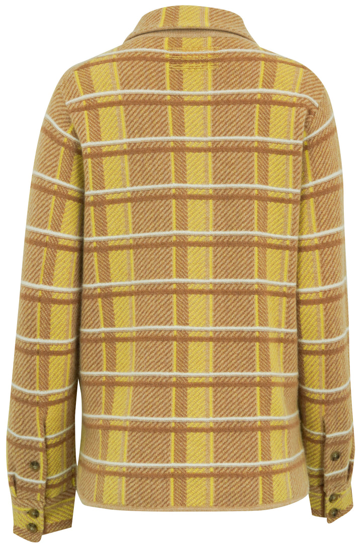 Guest in Residence Cashmere Overcoat in Brown Plaid