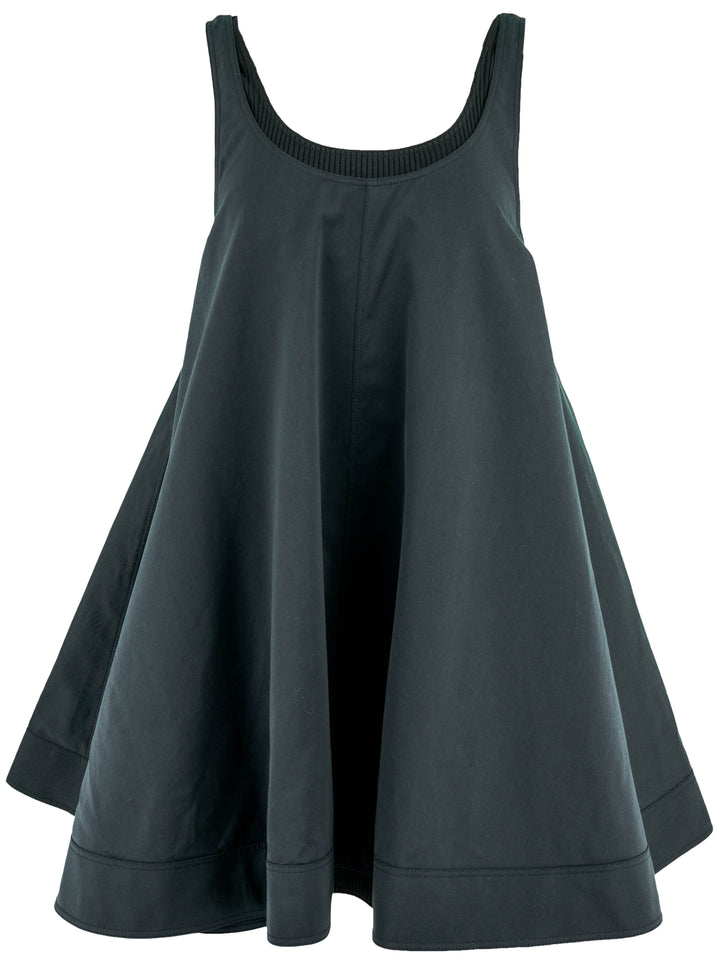 Loewe Layered Swing Dress in Navy - Discounts on Loewe at UAL