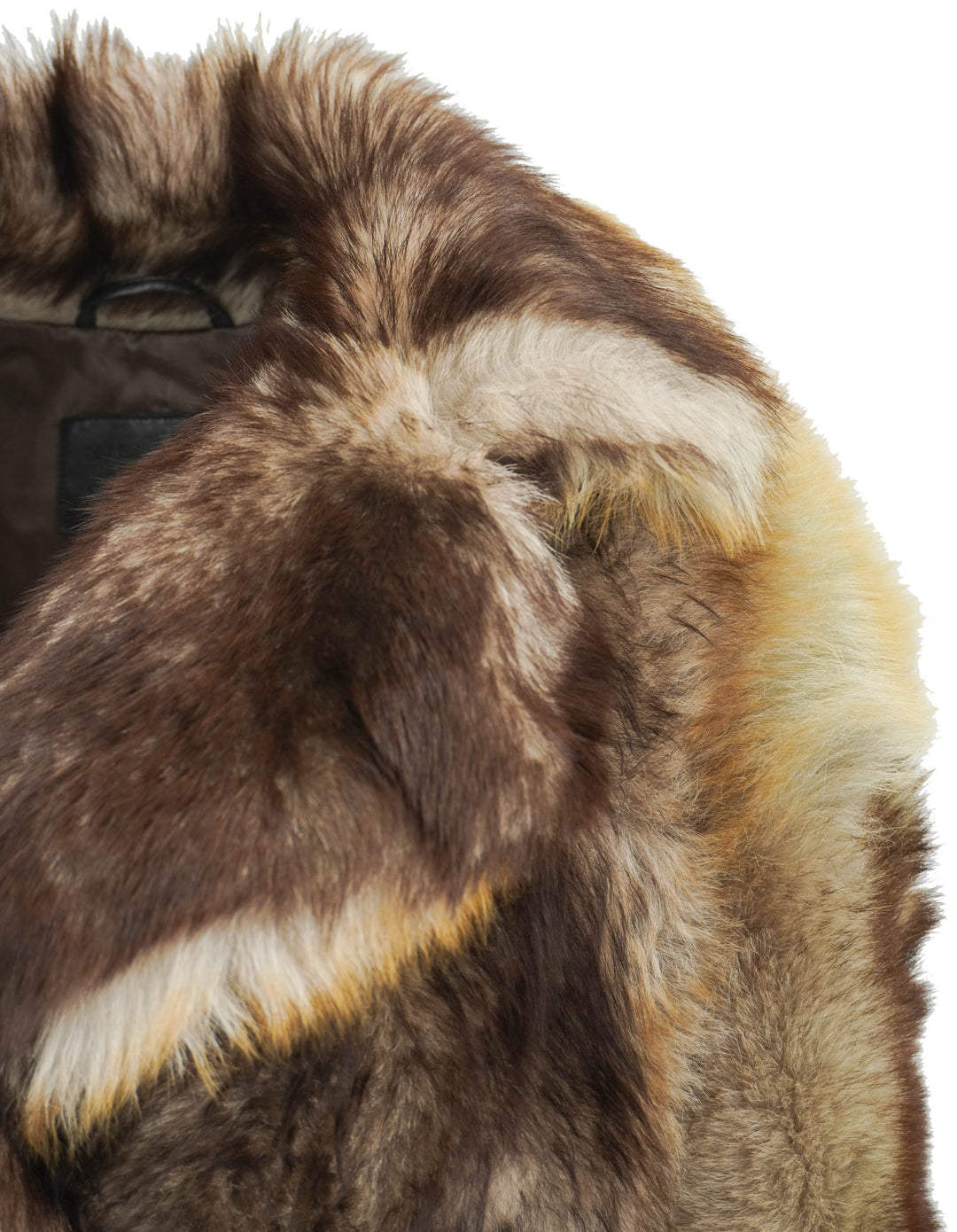 Nili Lotan Cleophee Coat in Shearling Brown