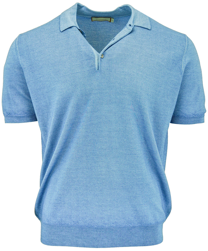 Canali Polo in Blue