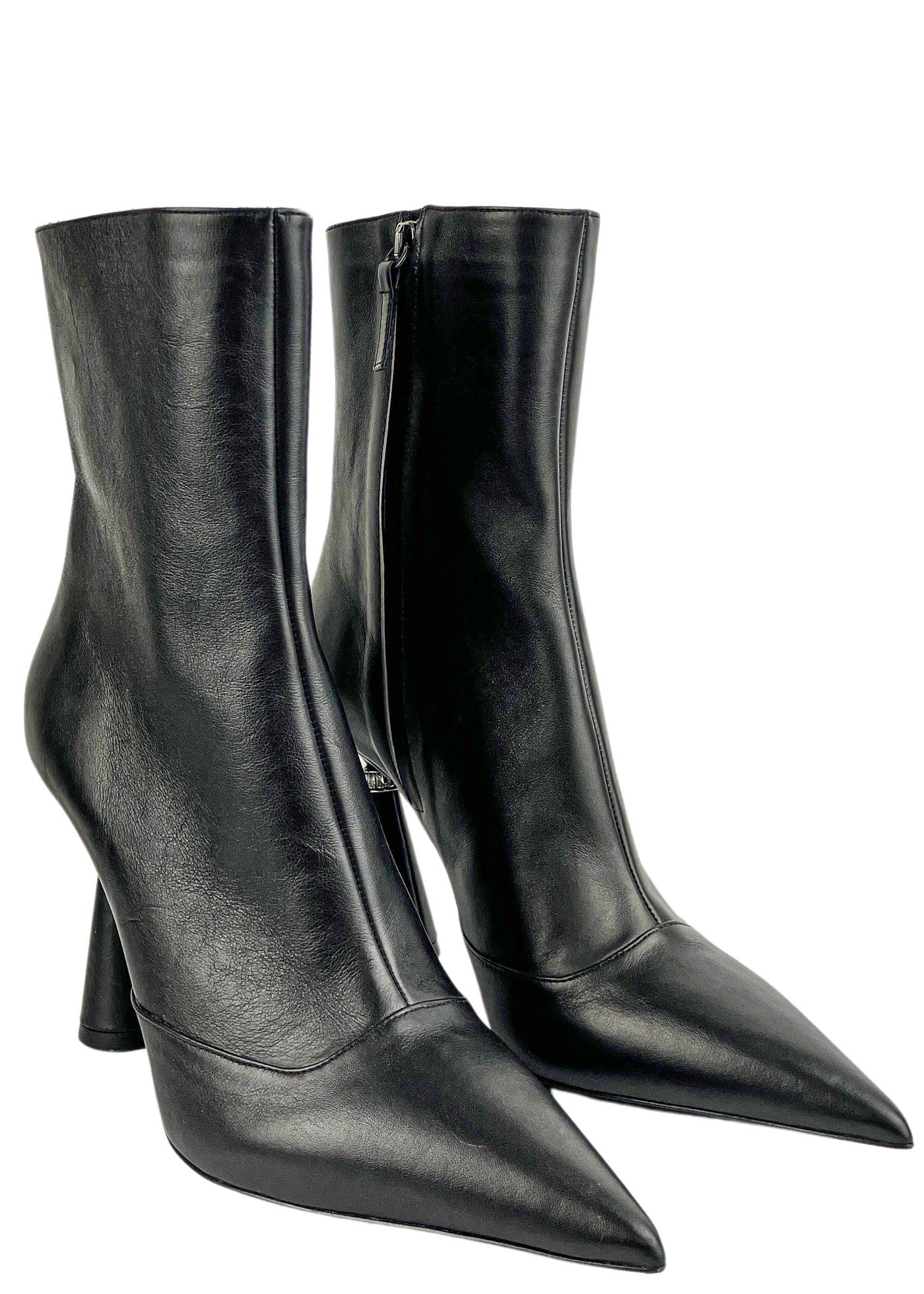 D'Accori Haze Crystal Heel  Boots in Pure Black - Discounts on D'Accori at UAL