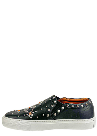 Givenchy Studded Leather Slip On Sneakers in Black - Discounts on Givenchy at UAL