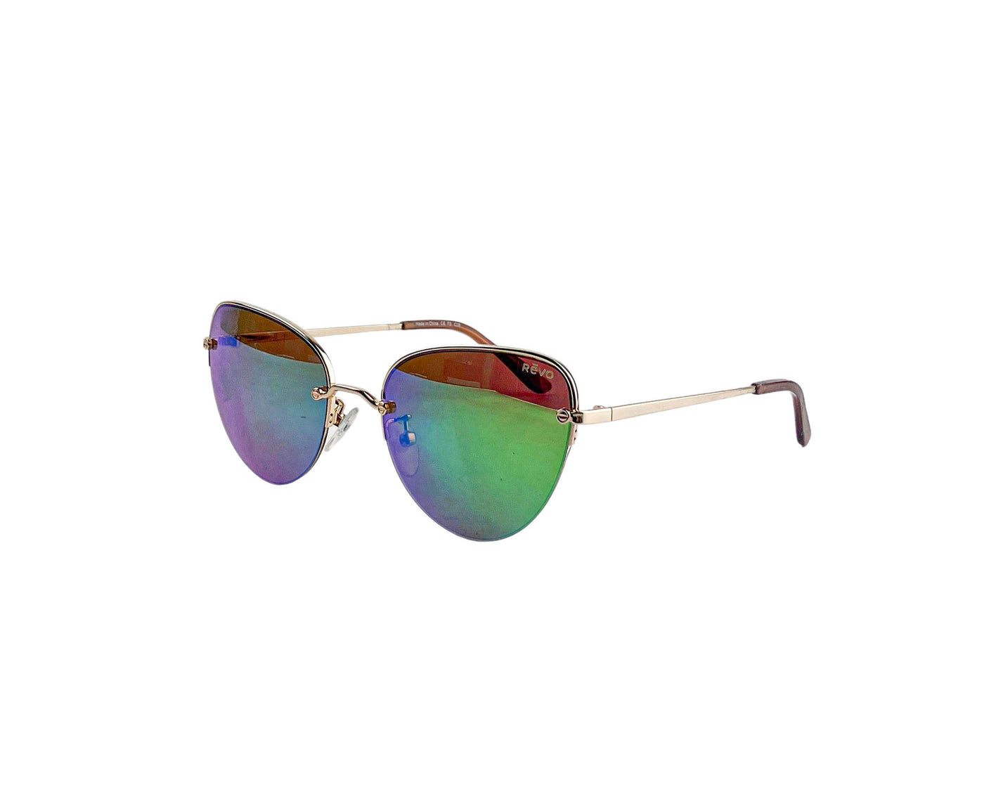 Revo 1125 Eve Green Mirror Sunglasses - Discounts on Revo at UAL