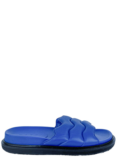 Marni Fussbett Sandals in Astral Blue - Discounts on Marni at UAL