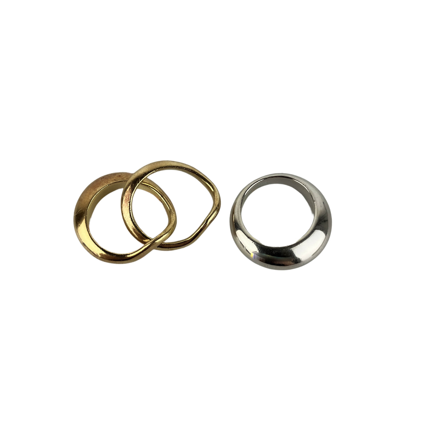 S_S.IL Triple Layer Ring in Gold/Silver - Discounts on S_S.IL at UAL