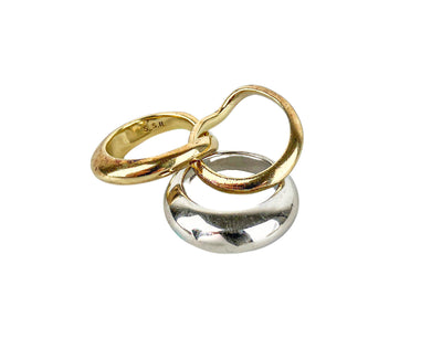 S_S.IL Triple Layer Ring in Gold/Silver - Discounts on S_S.IL at UAL