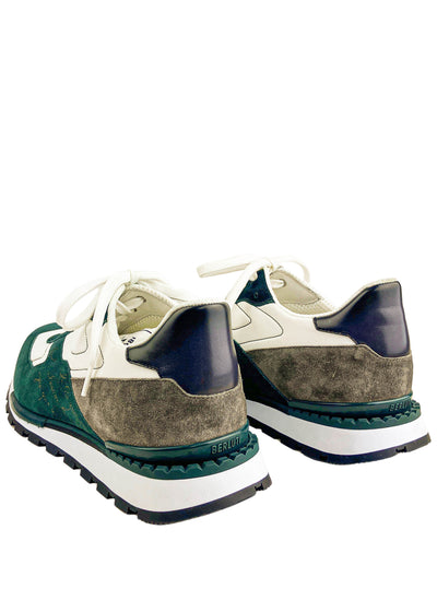 Berluti Fast Track Suede and Nylon Sneakers - Discounts on Berluti at UAL