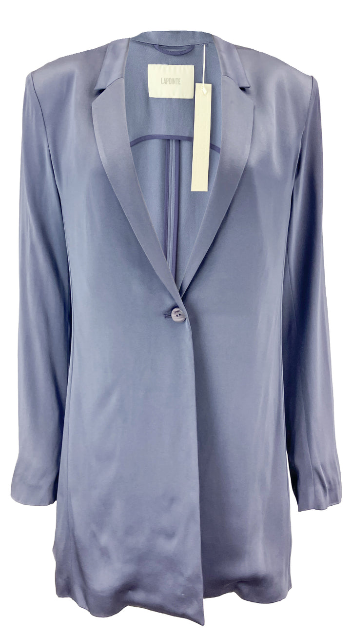 LAPOINTE Single Breasted Blazer in Grape - Discounts on LAPOINTE at UAL