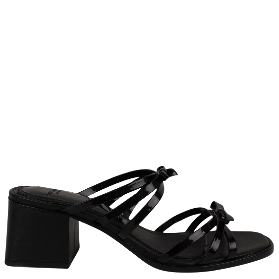 Kate Spade Carolina Block Heels in Patent Black - Discounts on Kate Spade at UAL