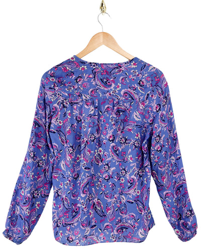 Isabel Marant Prian Floral Blouse in Blue - Discounts on Isabel Marant at UAL