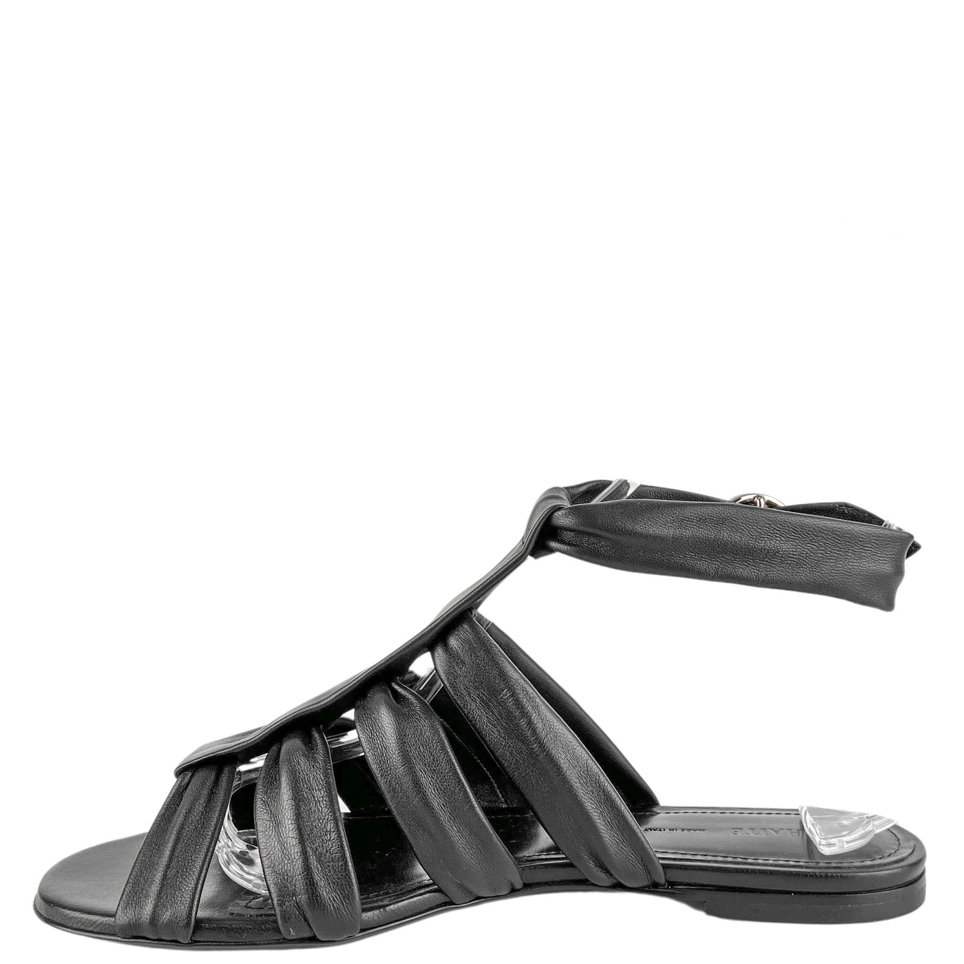 Khaite Perth Flat Leather Sandals - Discounts on Khaite at UAL