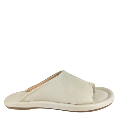 Cordera Cut Out Mules in Cream - Discounts on Cordera at UAL