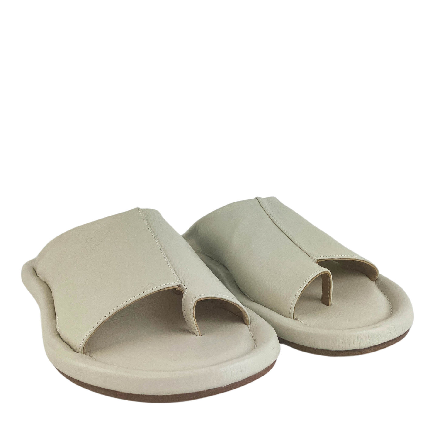 Cordera Cut Out Mules in Cream - Discounts on Cordera at UAL