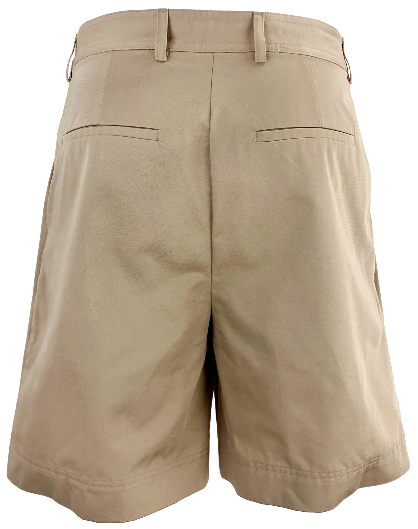 Toteme Pleated Shorts in Overcast Beige - Discounts on Totême at UAL