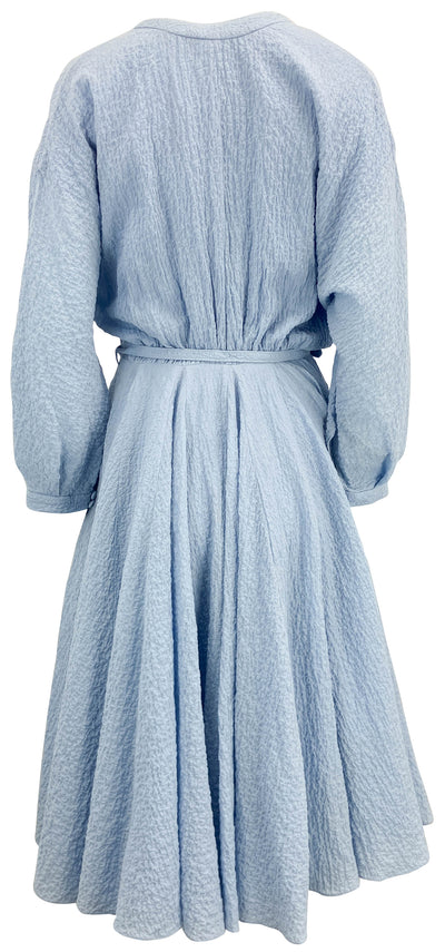 Emilia Wickstead Lilith Dress in Baby Blue - Discounts on Emilia Wickstead at UAL