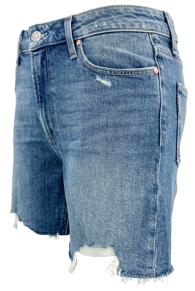 PAIGE Sarah Longline Shorts in Wannebe Distressed - Discounts on PAIGE at UAL
