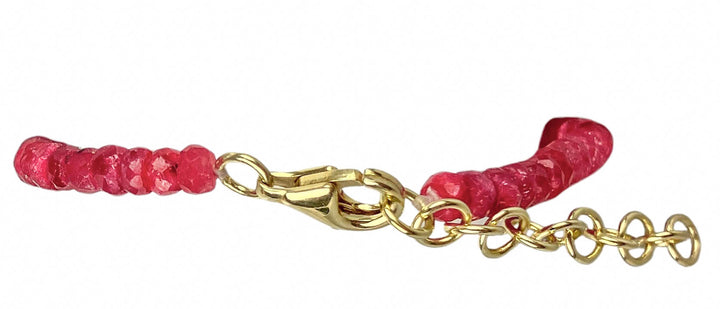 Ela Rae Baroque Pearl Candy Bracelet in Ruby - Discounts on Ela Rae at UAL